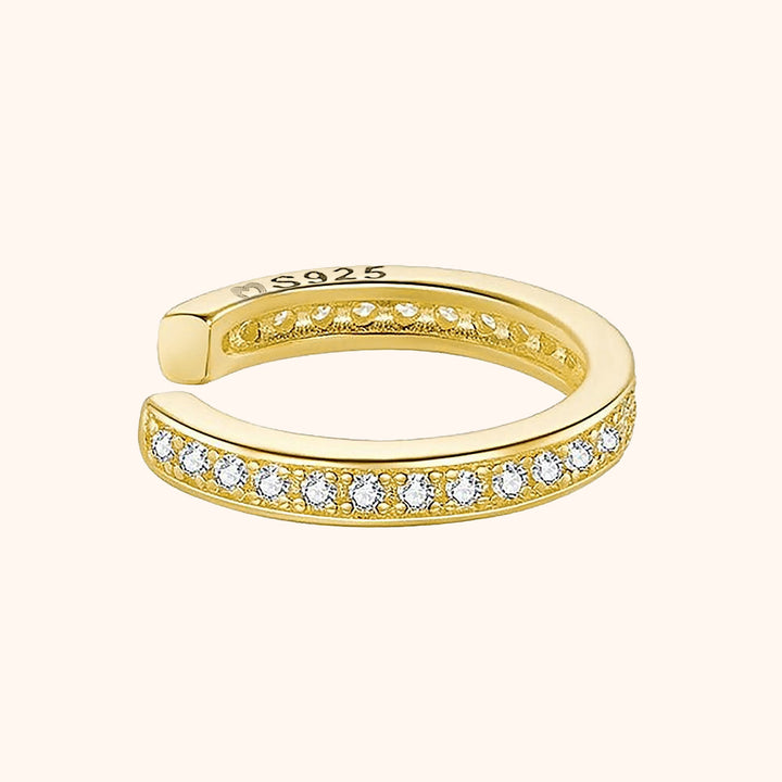 Rhinestone Hoop Earring - Luna