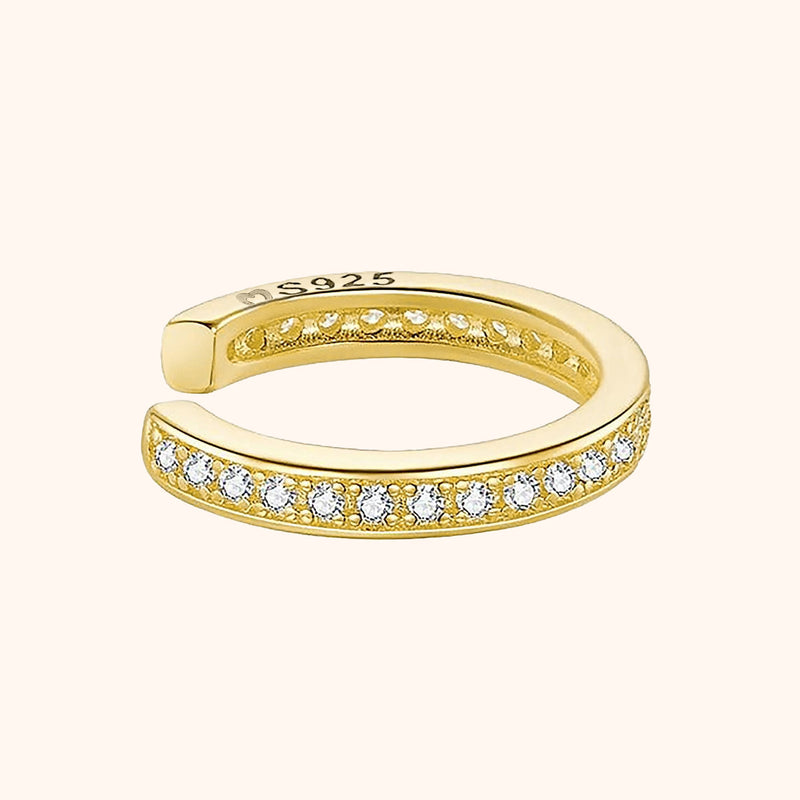 Rhinestone Hoop Earring - Luna