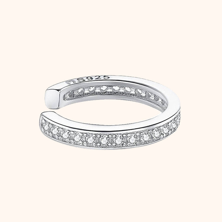 Rhinestone Hoop Earring - Luna