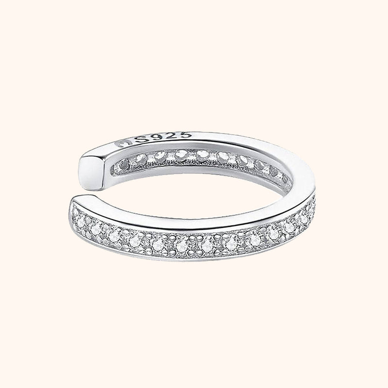 Rhinestone Hoop Earring - Luna