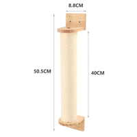 Wandklimplank voor Katten met Krabpaal - ClimbPaws