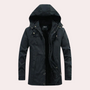 Gefütterte Herren-Winterjacke mit warmer Kapuze - Logan