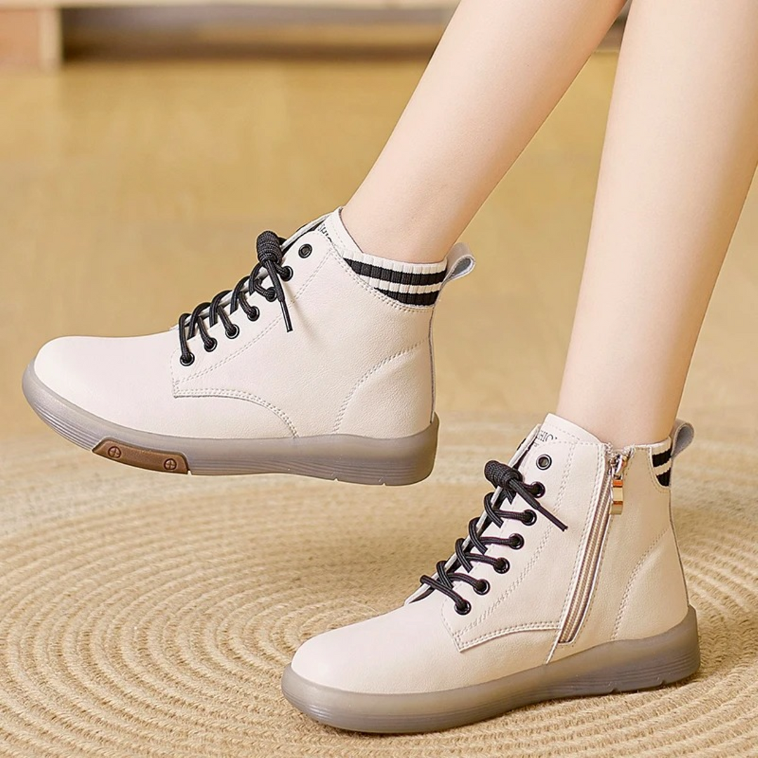 Leder wasserdichte Damensneaker - AquaStride