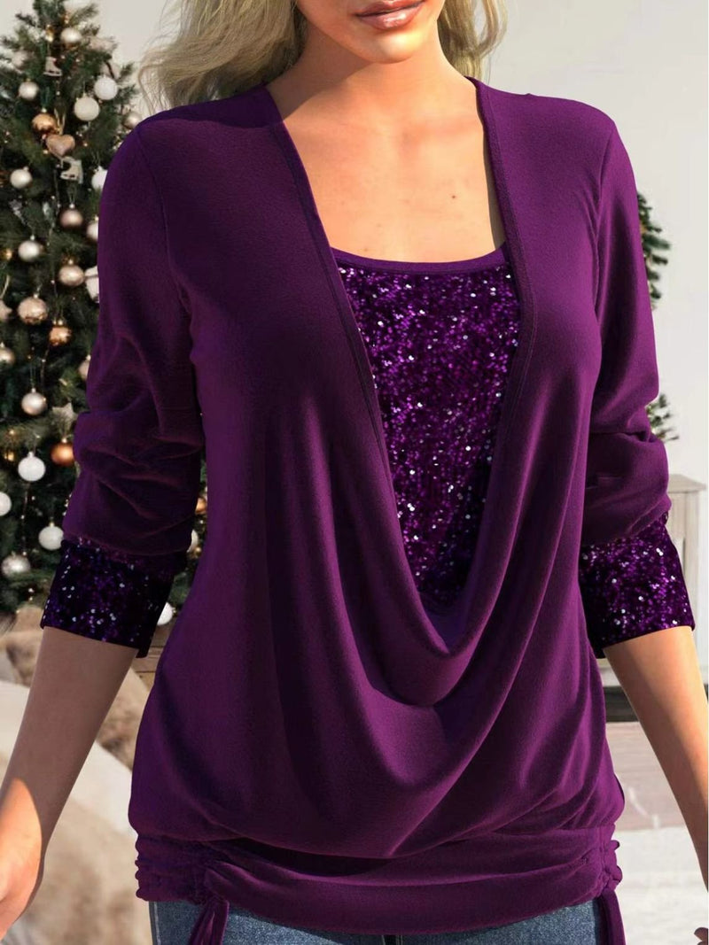 Glamouröser und bequemer Glitzer-Top - Luna