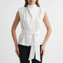 Elegant Tie Waist Top -  Kelli