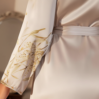 Eleganter Satin Bademantel - Lara