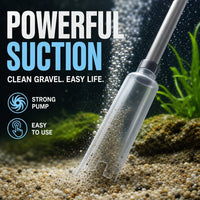 Electric Aquarium Gravel Cleaner - Battery Suction Pump for Water Changes 3