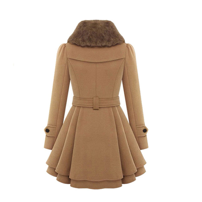 Warmer und langer Damen-Wintermantel - Vivienne