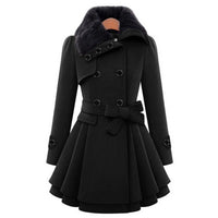 Warmer und langer Damen-Wintermantel - Vivienne
