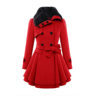 Warmer und langer Damen-Wintermantel - Vivienne