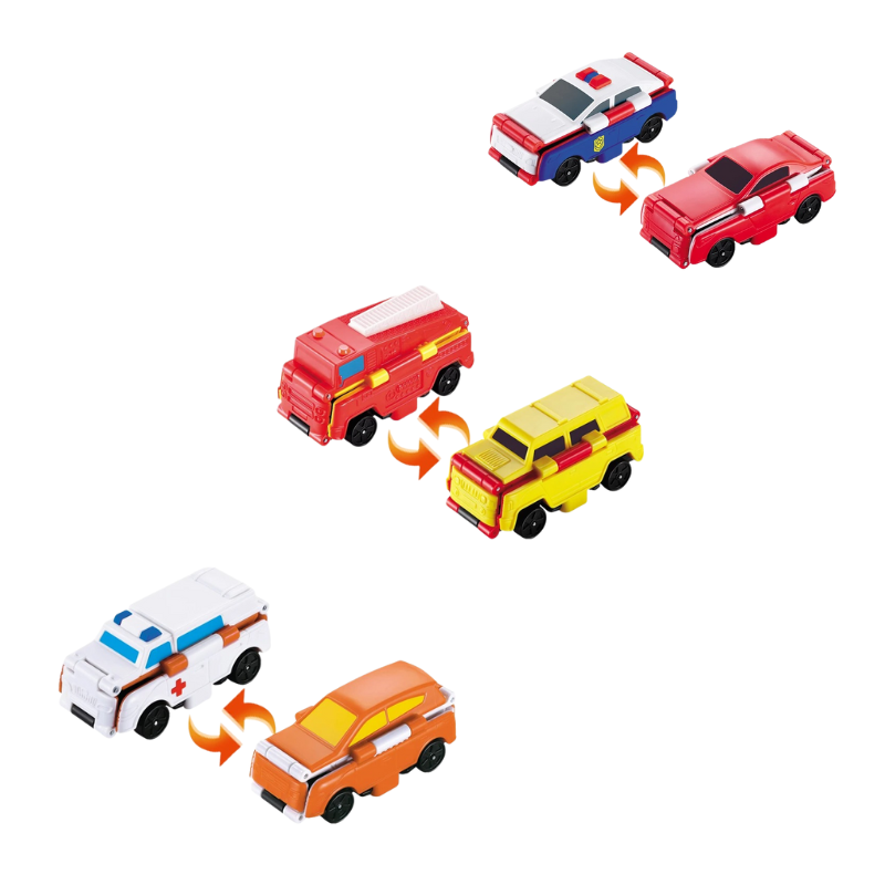 Dubbelzijdige Speelauto’s voor Fantasierijk Spelen - FlipWheels