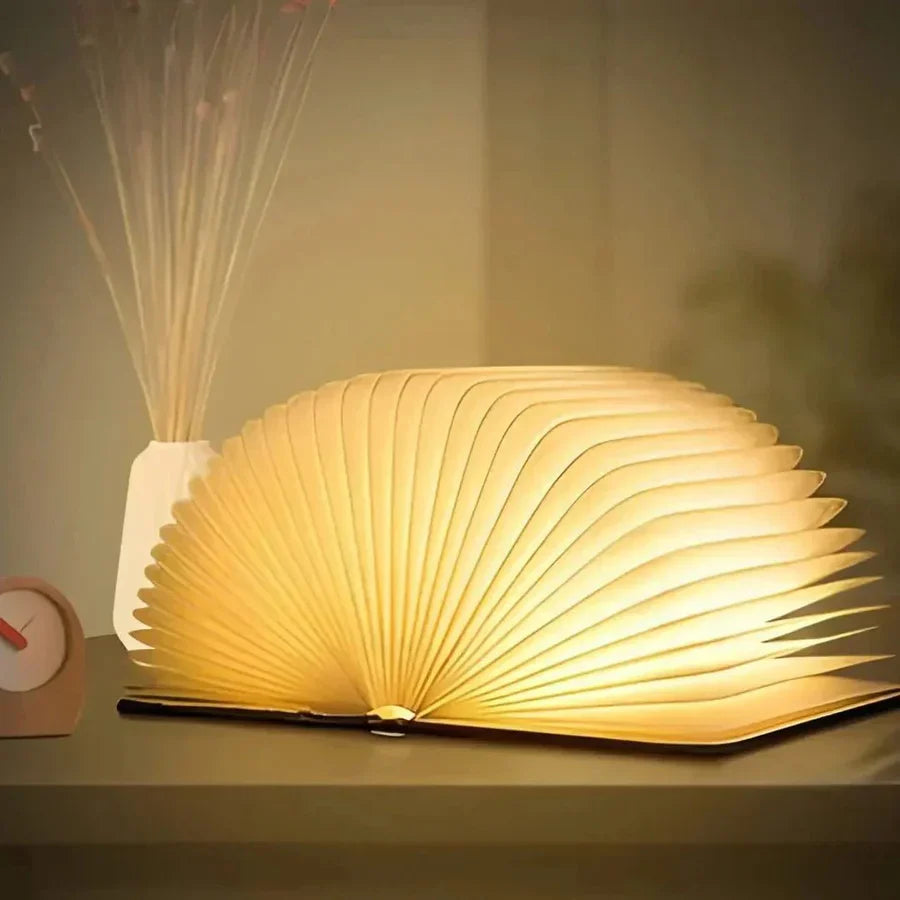 Opvouwbare Boekenlamp met Warme LED-Verlichting - StoryGlow