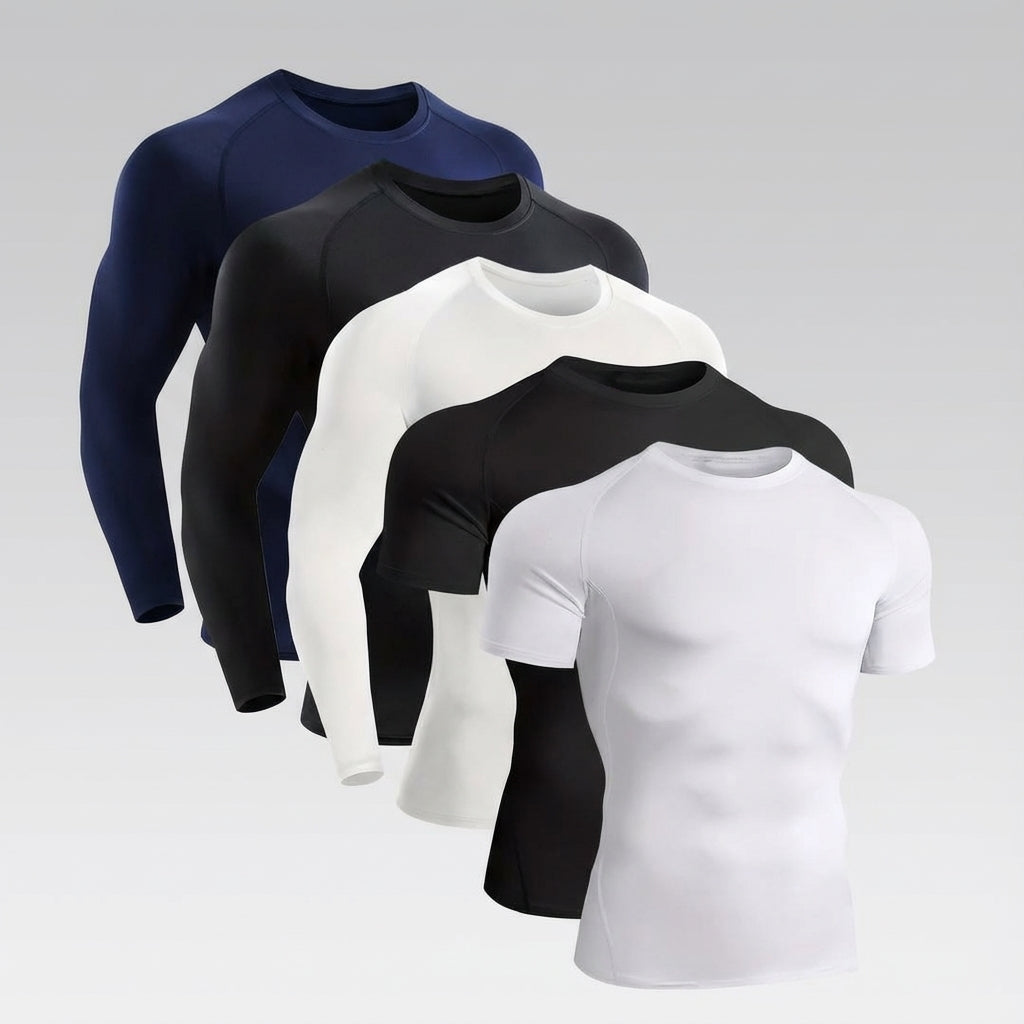 Eng Anliegendes Kompressionsshirt Langarm Set - Grant