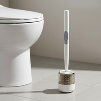Ergonomische Toilettenbürste Mit Halter - GlideScrub