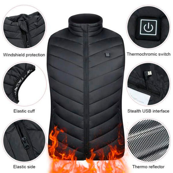 Unisex Beheizte Weste 1+1 GRATIS - HeatGuard