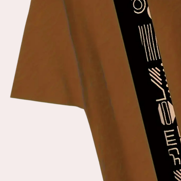 Casual T-Shirt with Color Blocks for Men - Milo