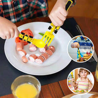 Bulldozer Children's Cutlery Set - ConstructoFork