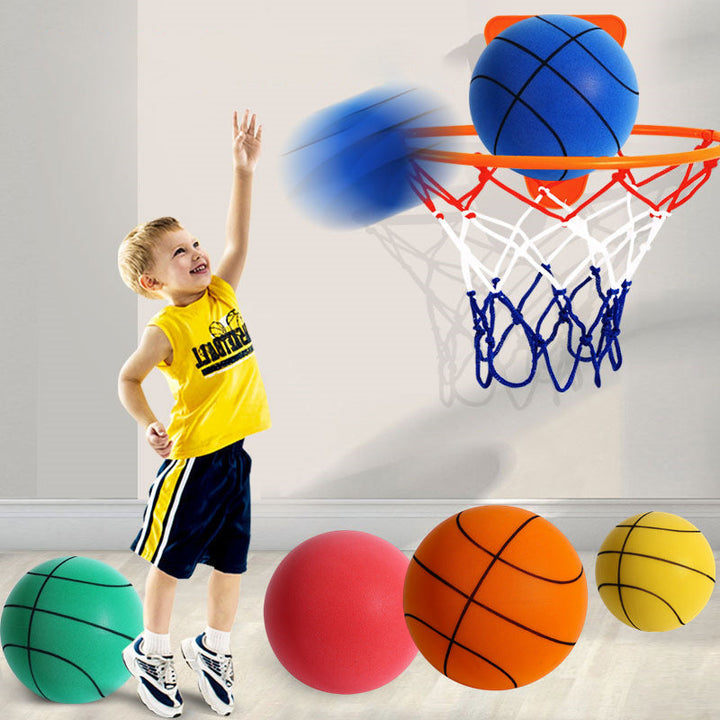 Geräuschloser Basketball aus PU-Schaum für Kinder – Silento