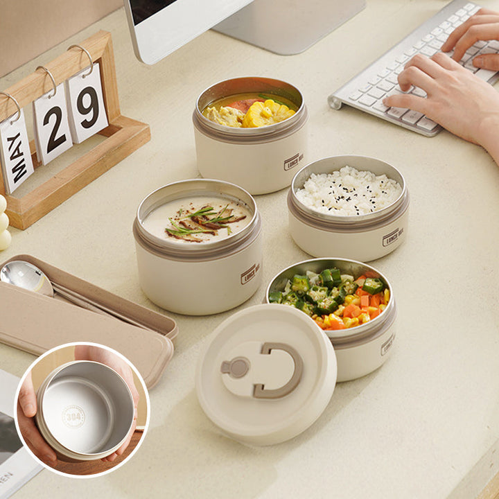 Mehrlagige isolierte Lunchbox mit GRATIS Tragetasche - ThermoBox