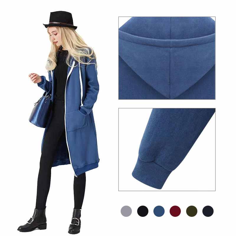 Lässige Lange Damenweste - CozyZip