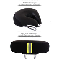 Noseless Mountain Bike Seat | Ergonomic Padded Cushion | Pressure Relief 5