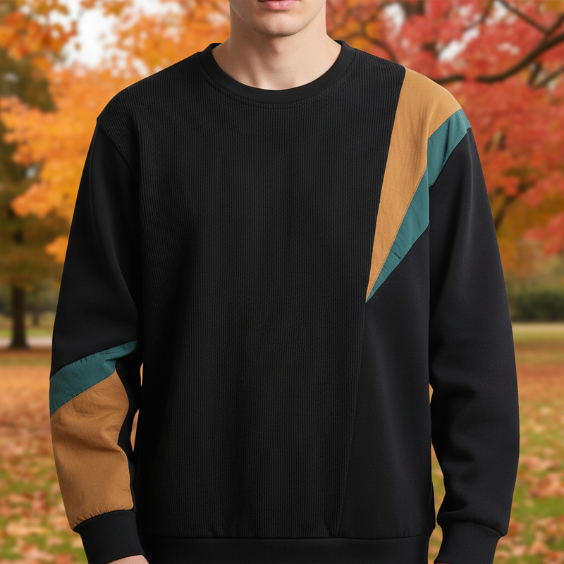 Farbe-Block Design Pullover - Nils