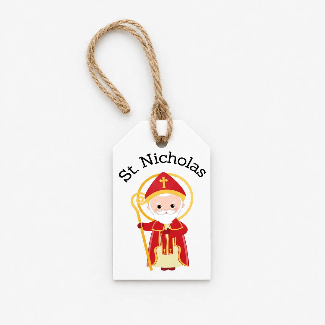 Feestelijk Bedrukte Cadeaulabels Sinterklaas - SaintWrap