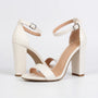 Feestelijke Blokhaksandalen - Gloria