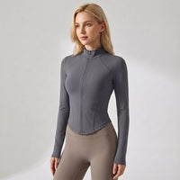 Figurnaher Trainingsoberteil Aus Stretch - Donna