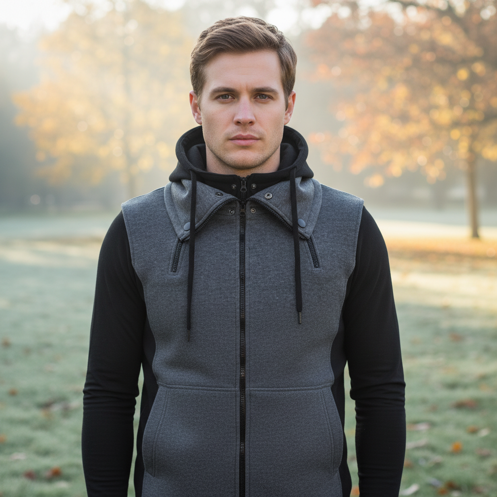 Fleecejacke Mit Kapuze - Rudolf