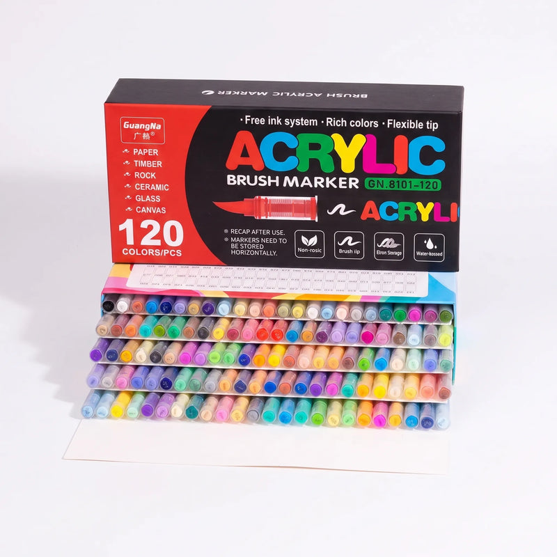 Flexible Tip Paint Markers - ChromaFlow