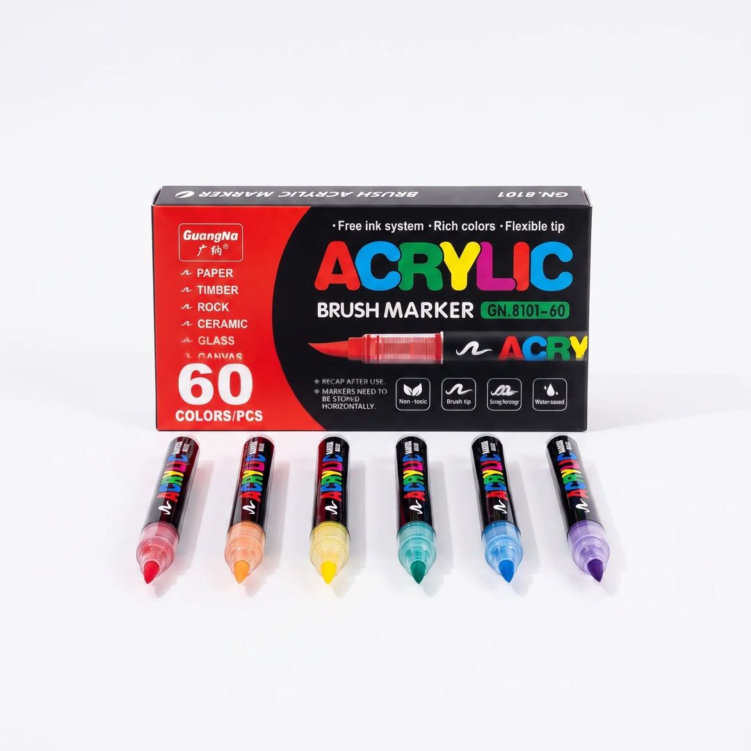 Flexible Tip Paint Markers - ChromaFlow