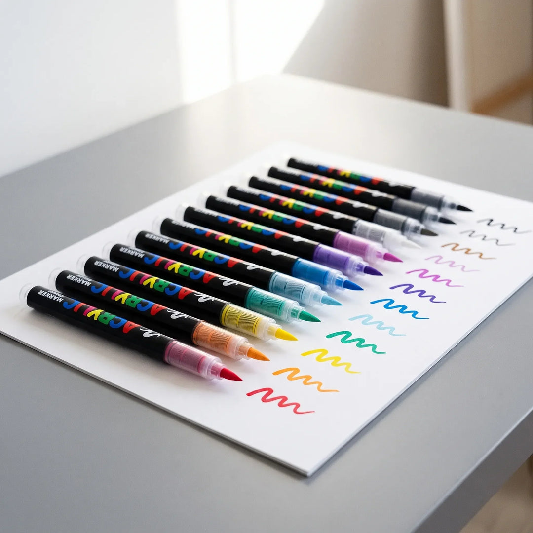 Flexible Tip Paint Markers - ChromaFlow