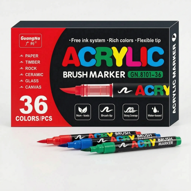 Flexible Tip Paint Markers - ChromaFlow