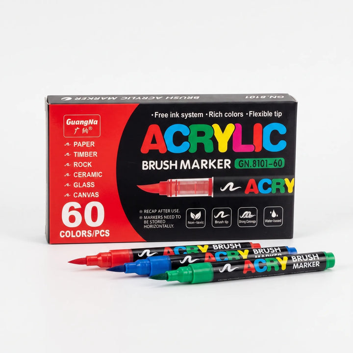 Flexible Tip Paint Markers - ChromaFlow