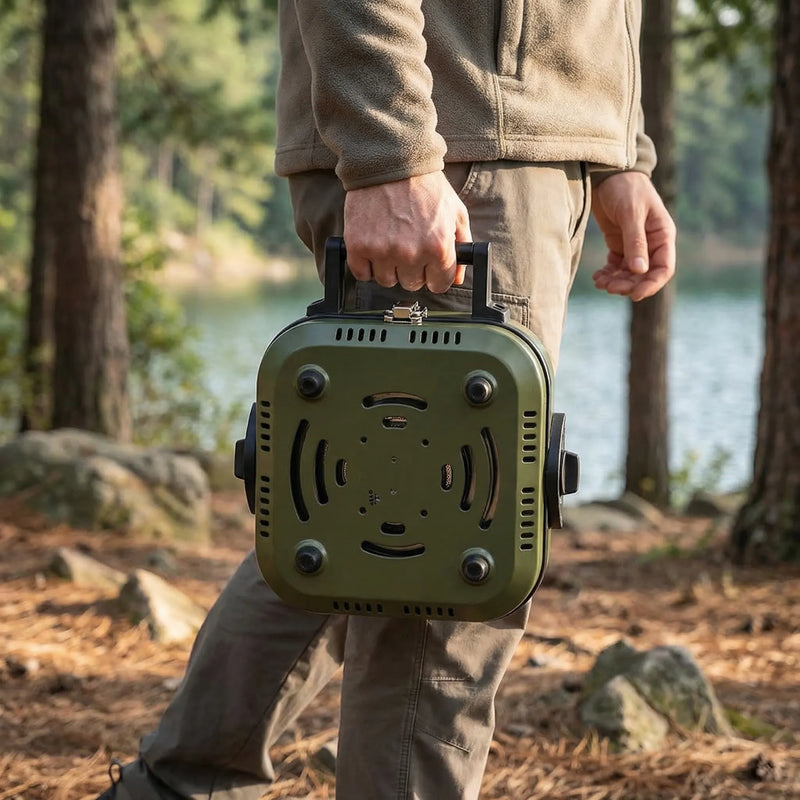 Foldable Dual-Burner Camping Gas Stove -  Campforge