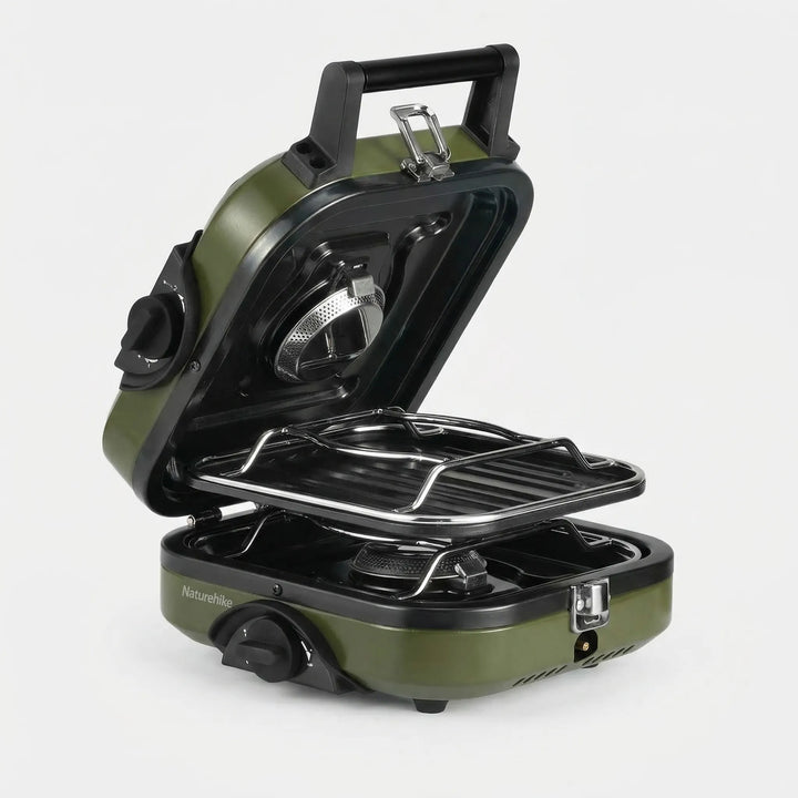 Foldable Dual-Burner Camping Gas Stove -  Campforge