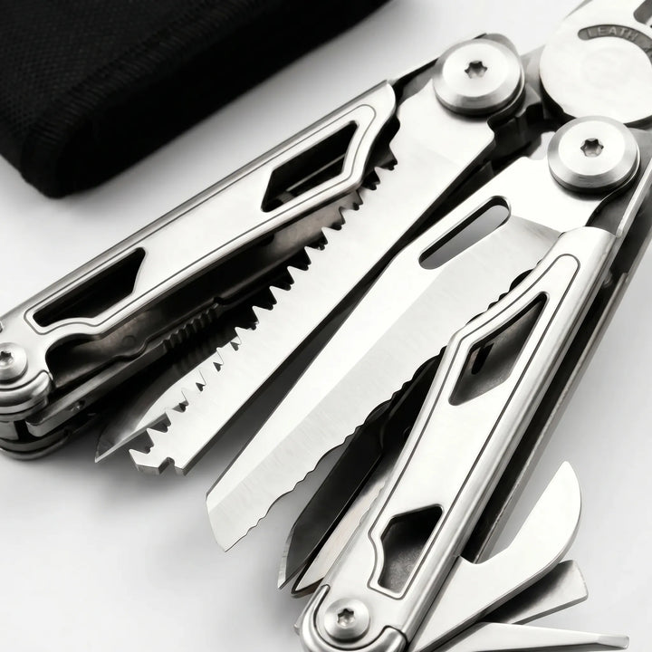 Foldable Multi-Tool With Pliers And Bits -  Clampex
