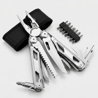 Foldable Multi-Tool With Pliers And Bits -  Clampex