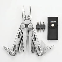 Foldable Multi-Tool With Pliers And Bits -  Clampex