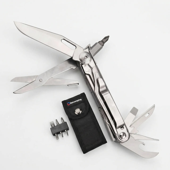 Foldable Multi-Tool With Pliers And Bits -  Clampex