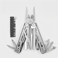 Foldable Multi-Tool With Pliers And Bits -  Clampex