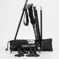 Foldable Telescopic Trekking Pole Set -  Summaris