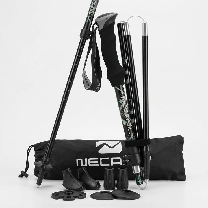 Foldable Telescopic Trekking Pole Set -  Summaris