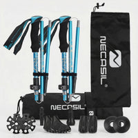 Foldable Telescopic Trekking Pole Set -  Summaris