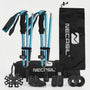 Foldable Telescopic Trekking Pole Set -  Summaris