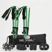 Foldable Telescopic Trekking Pole Set -  Summaris