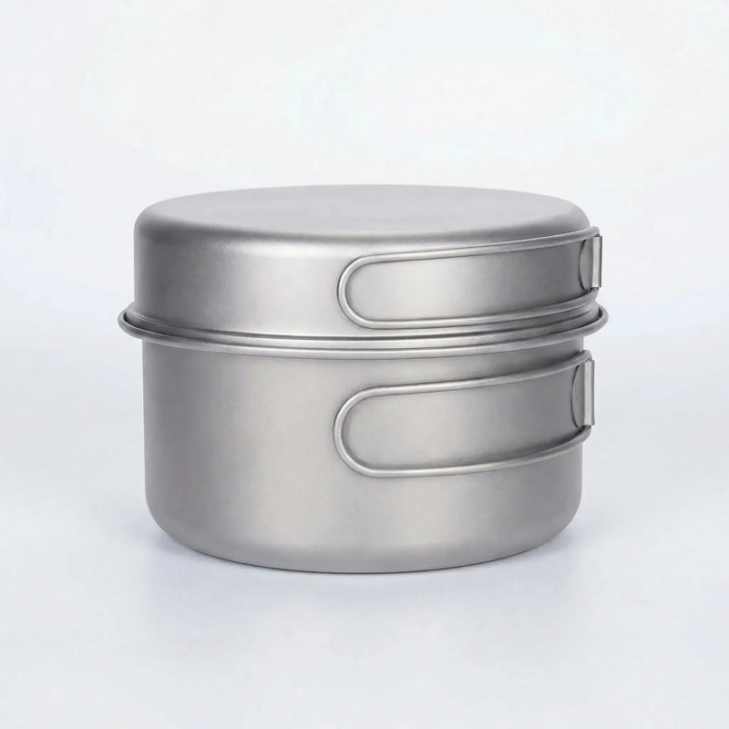 Folding Handle Titanium Cookware Set -  Trekforge