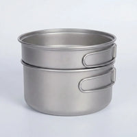 Folding Handle Titanium Cookware Set -  Trekforge