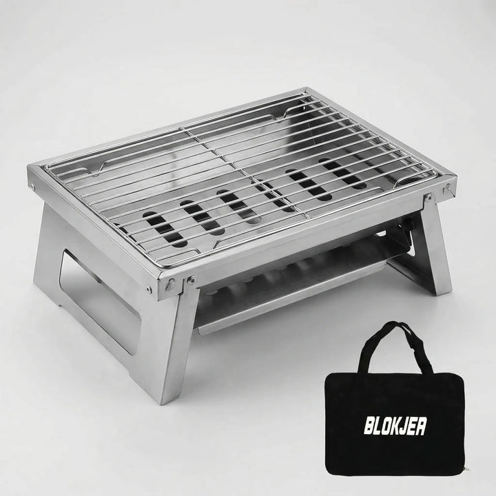 Folding Portable Outdoor Barbecue Grill -  Grillvex